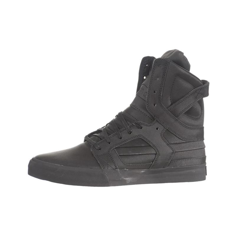 Buty Supra SKYTOP II - Sneakersy Wysokie Męskie - Czarne (RIAW-13526)